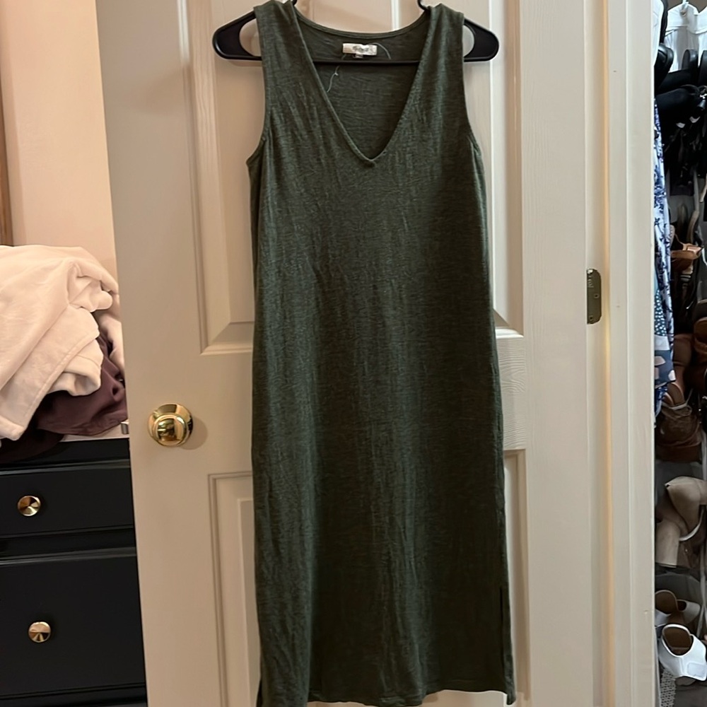 Madewell V-neck Jersey Tank Dress
